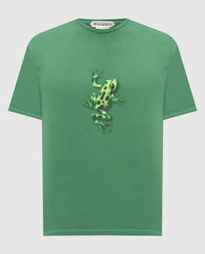 JW Anderson Зелена футболка Jumping Frog JT0308PG1937