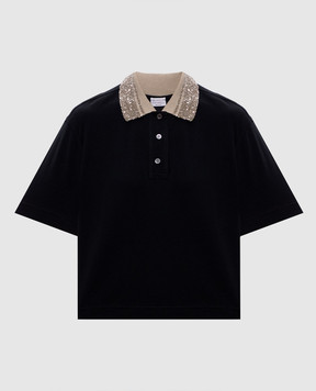 Brunello Cucinelli Чорне поло M0T63EJ105