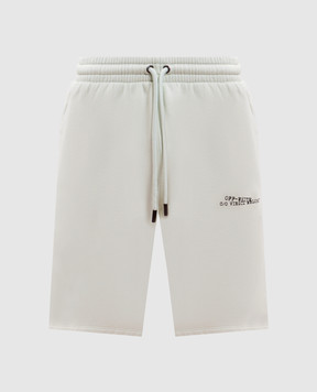Off-White Зелені шорти з принтом логотипа 44MCI013S26F00B