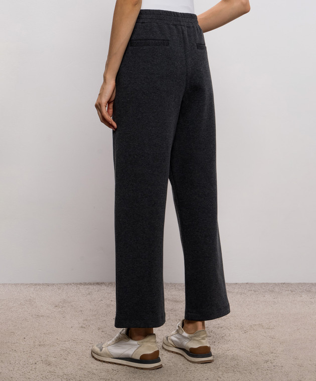 Brunello Cucinelli Серые спортивные штаны MD991B2Q99 изображение 3