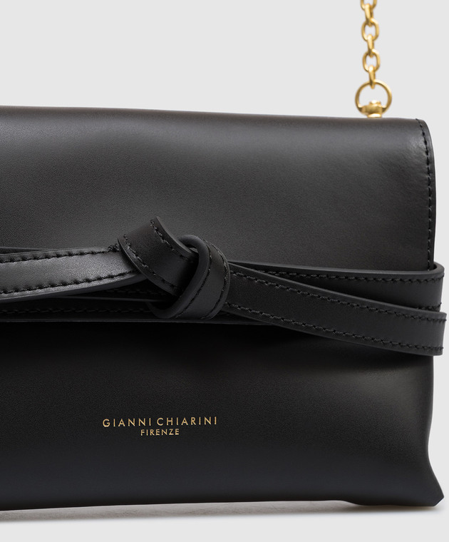 Gianni Chiarini Чорний шкіряний клатч Belty BS12145COMMLSR зображення 5