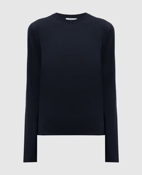 Max Mara Синій джемпер Marica з кашеміру MARICA
