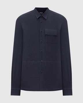 Kiton Синяя рубашка UMCBUBAH09849