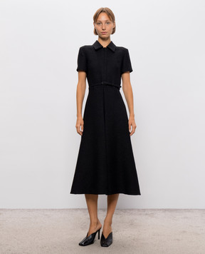 Fendi Черное платье с шерстью FDD644B1U1