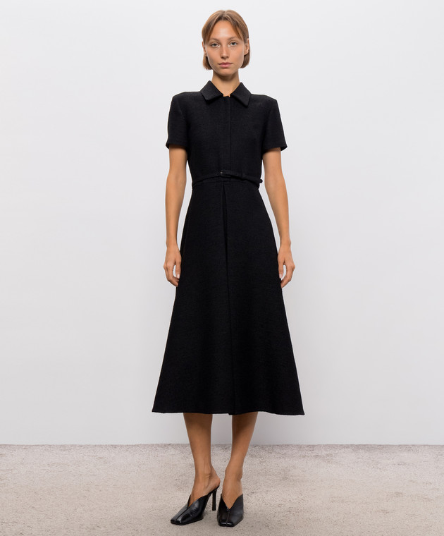Fendi Черное платье с шерстью FDD644B1U1 изображение 3