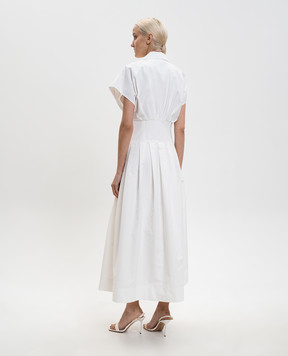 Simkhai Біла сукня міді Farlow 1261229CF