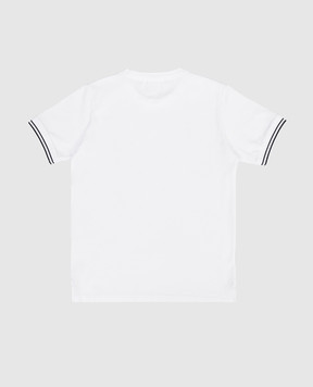 Stone Island Дитяча біла футболка з нашивкою логотитпа L1S162100001S001814