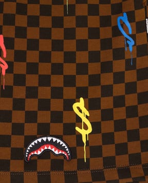 Sprayground Дитячі коричневі шорти Diablo Bear Head SPY1047