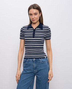 Simkhai Синее поло Averie в полоску 2262215K
