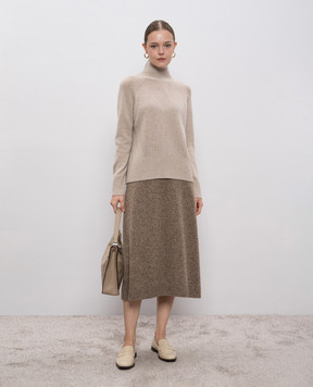 Allude Бежевий светр з вовни та кашеміру 25517104