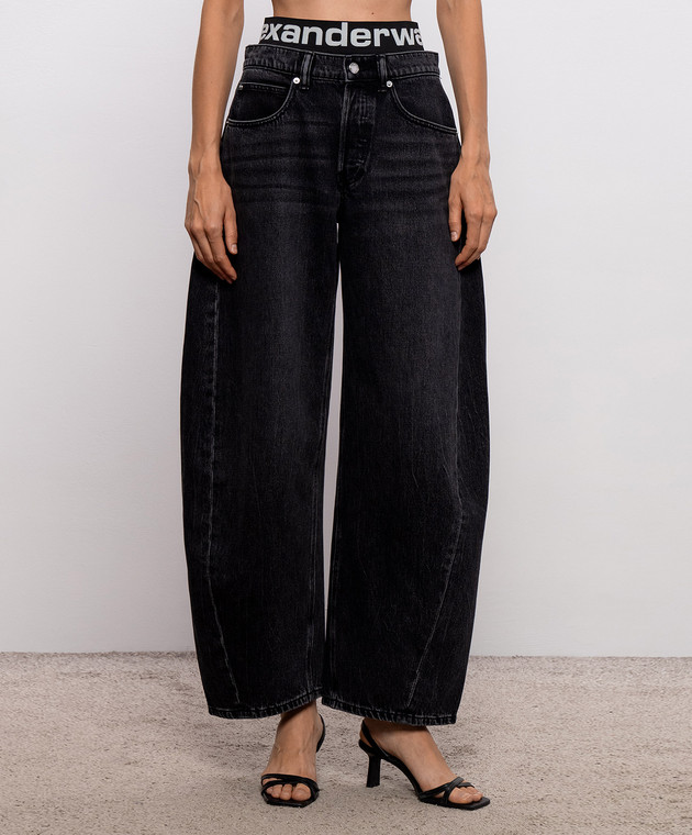 Alexander Wang Черные джинсы-бананы 4DC3264301 изображение 3