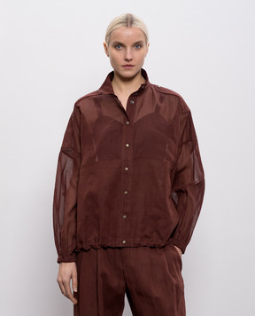 Brunello Cucinelli Коричневая куртка M0F91SO606