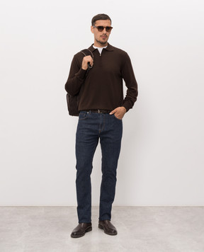 Cashmere&Whiskey Коричневое поло 94394Z