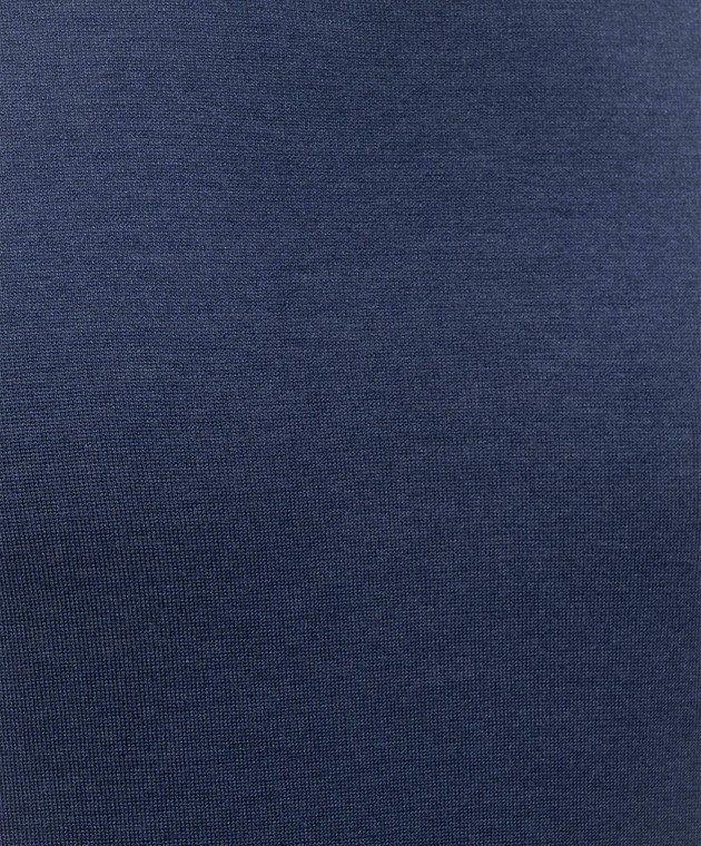 Doriani Cashmere Синій джемпер з вовни, шовку та кашеміру 180007979 зображення 5