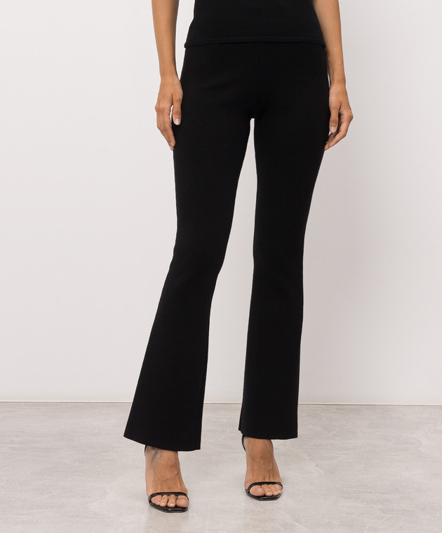 Twinset Черные брюки-клеш 262AP3253 изображение 3