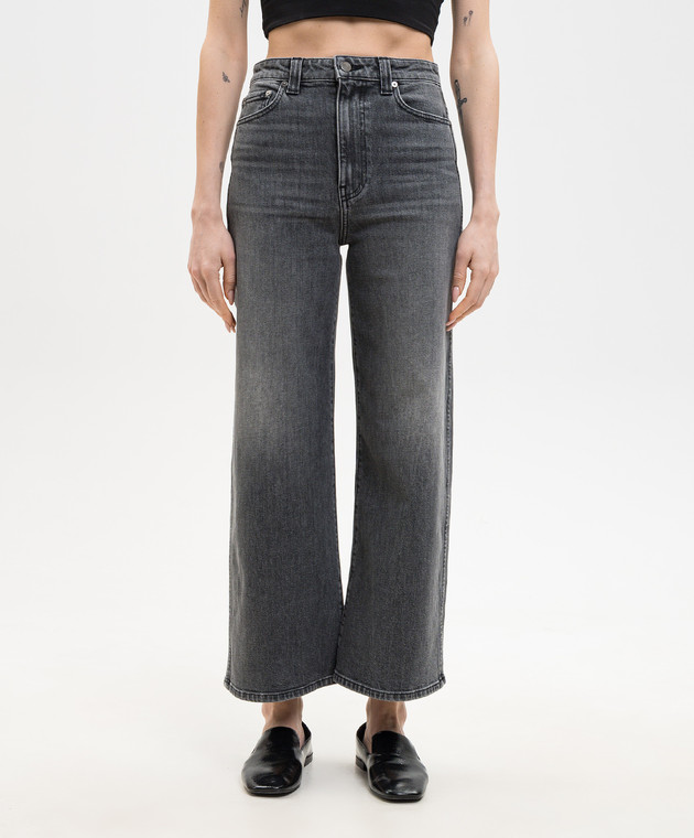 Khaite Чорні джинси Delina з ефектом потертості 1179925031 зображення 3