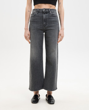 Khaite Черные джинсы Delina с эффектом потертости 1179925031