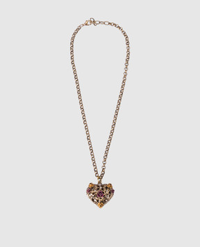 CelesteG Золотистий ланцюжок Heart Openwork 1648