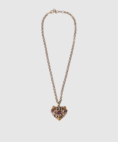 Золотистая цепочка Heart Openwork