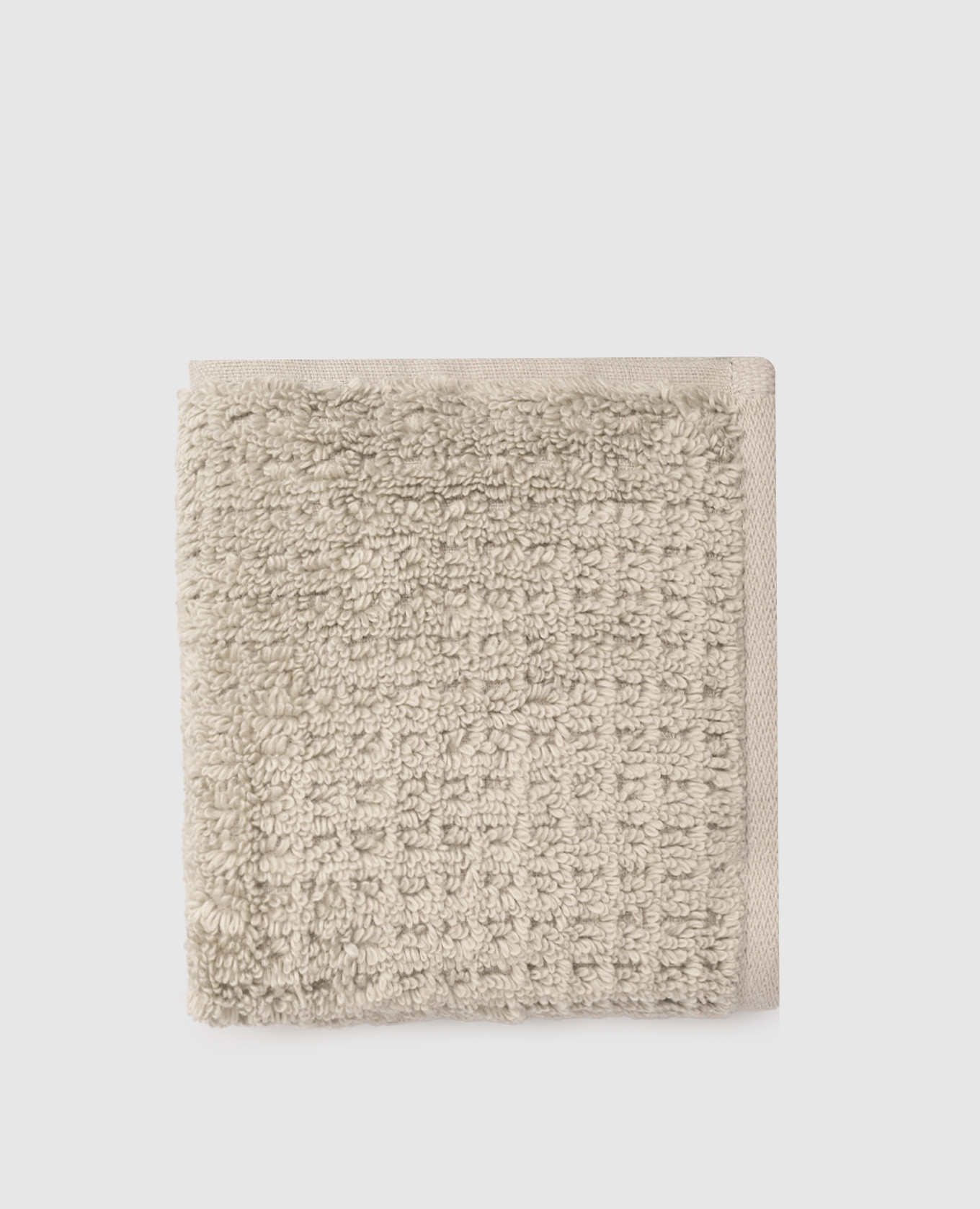 Махровое полотенце Texture цвета хаки 30х40