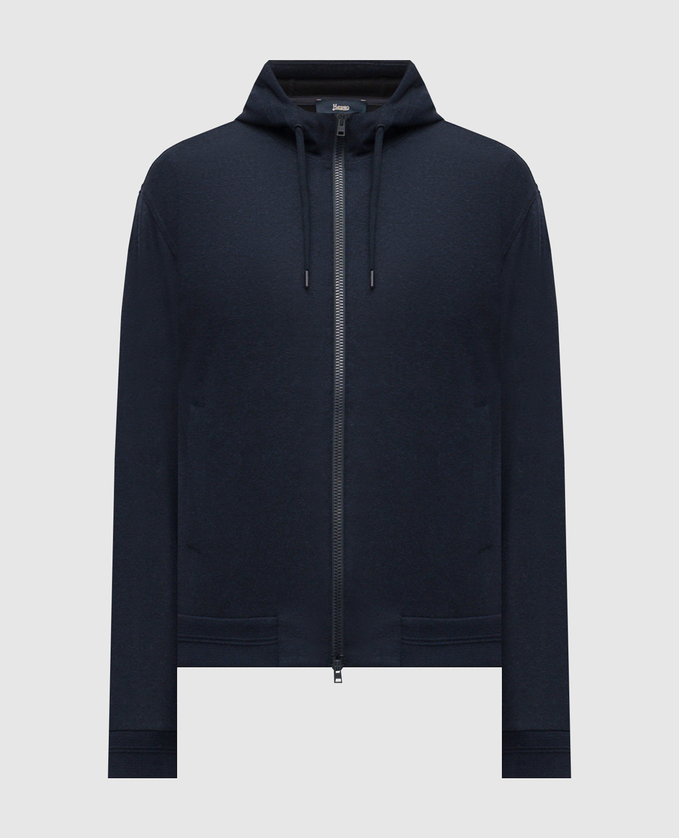 Синя спортивна куртка з вовною