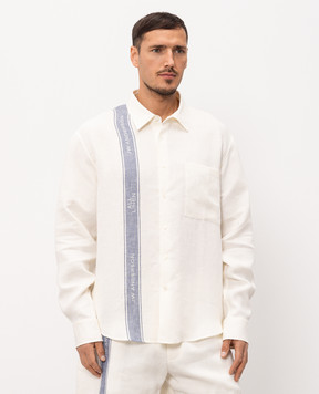 JW Anderson Біла сорочка з льону SH0385PG1898