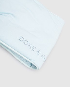 Dore & Rose Голубая охлаждающая маска для сна с логотипом COOLINGDEEPSLEEPMASK