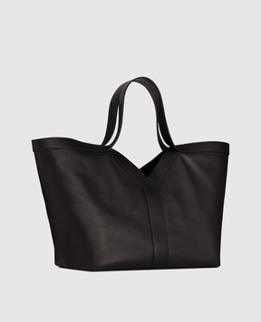Saint Laurent Черная кожаная сумка-тоут Y 817602AAEB3