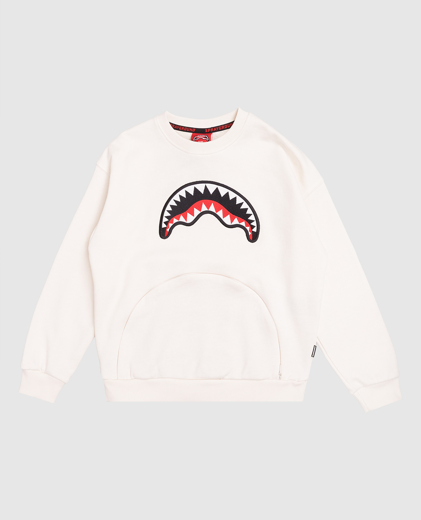 

Детский свитшот Bear In The Pocket цвета айвори, Бежевый, Худи и свитшоты