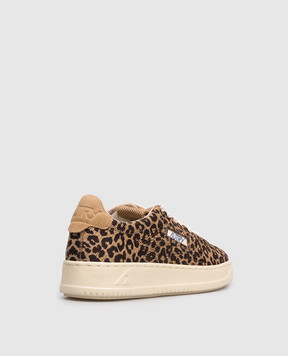 AUTRY Коричневые кроссовки в леопардовый принт A1UNEKLWAF03