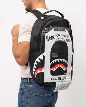 Sprayground Детский черный рюкзак HAVE YOU SEEN MY BAG? 910B8735NSZ