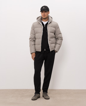 Brunello Cucinelli Темно-синие спортивные штаны MM8313263G