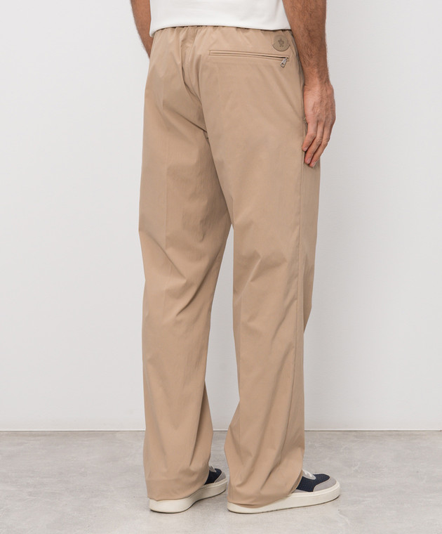 Moncler Коричневые спортивные штаны L10912A00025599DW изображение 4