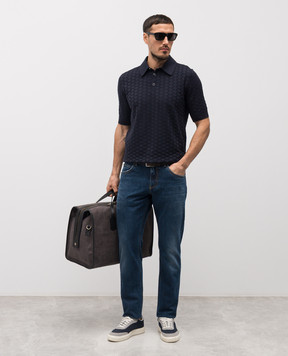 Dolce&Gabbana Синие джинсы с эффектом потертости GYJCCZG8OK9