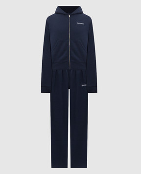 Sporty & Rich Синій утеплений спортивний костюм ST10284300BLPA0888106m