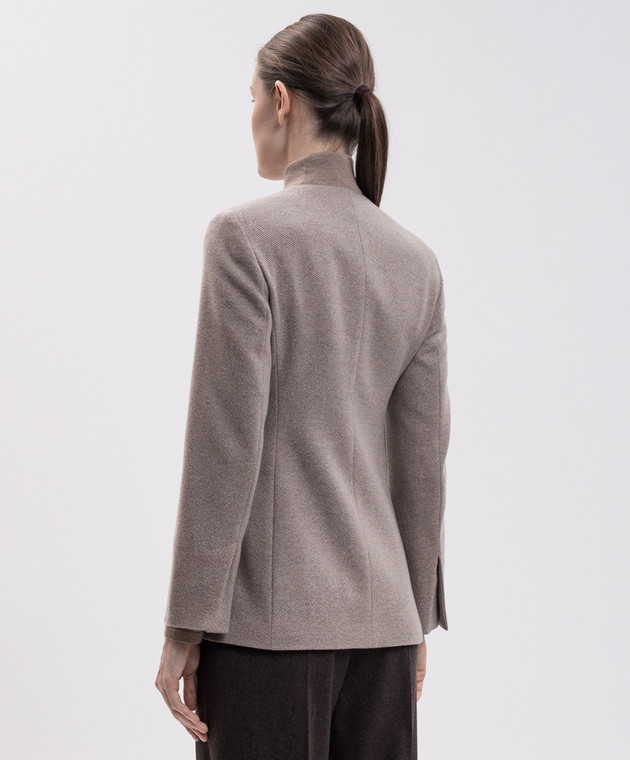 Max Mara Бежевий жакет FALLA з кашеміру MXMFALLA зображення 4