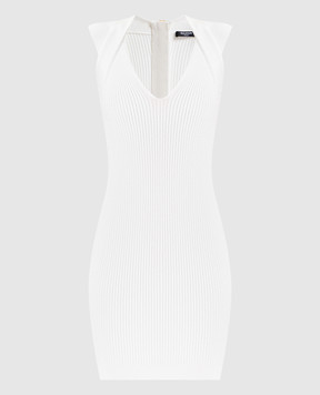 Balmain Біла сукня міні GF1R4275KJ44