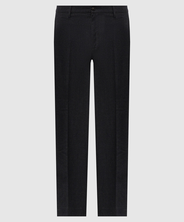 Canali Сірі штани з вовни AR03472V91675