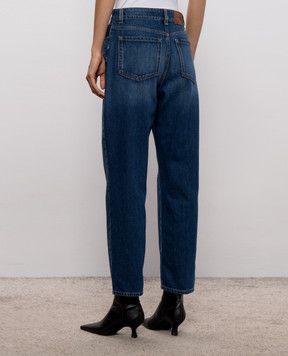 Max Mara Weekend Синие джинсы CEDRO с логотипом WKDCEDRO