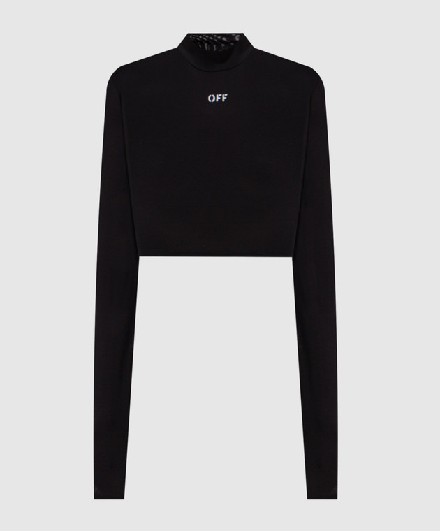 Off-White Черный топ 2FB00628T