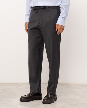 Canali Серые брюки из шерсти CJ06157U91659