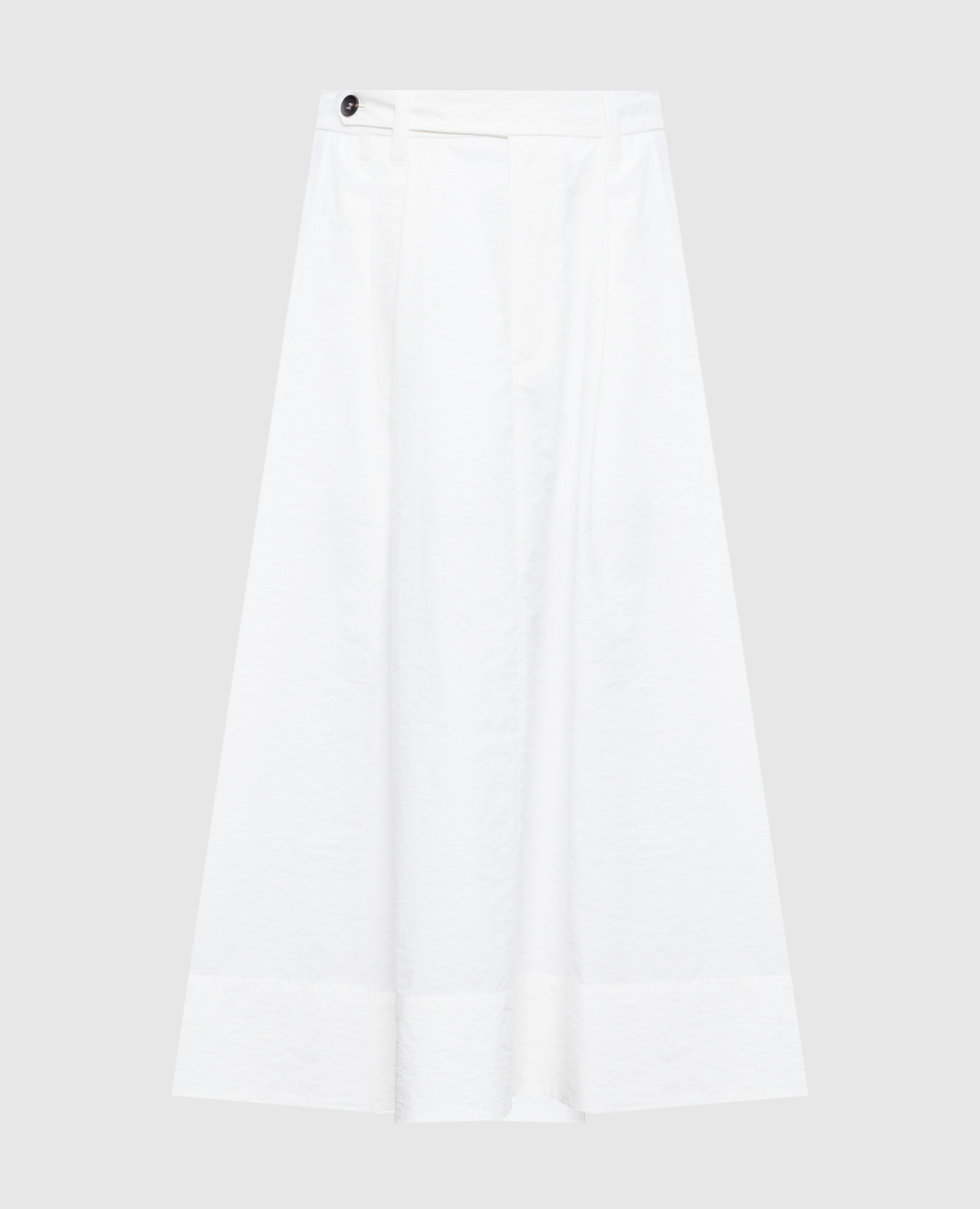 Белая юбка с цепочкой мониль