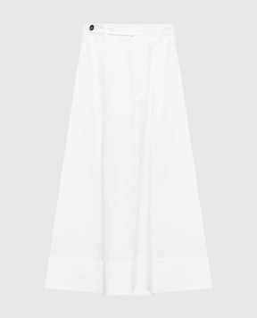 Brunello Cucinelli Біла спідниця з ланцюжком моніль M0F79G3951