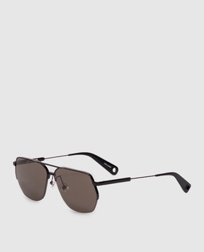 Jacquemus Чорні сонцезахисні окуляри Aviador JAC67C2SUN