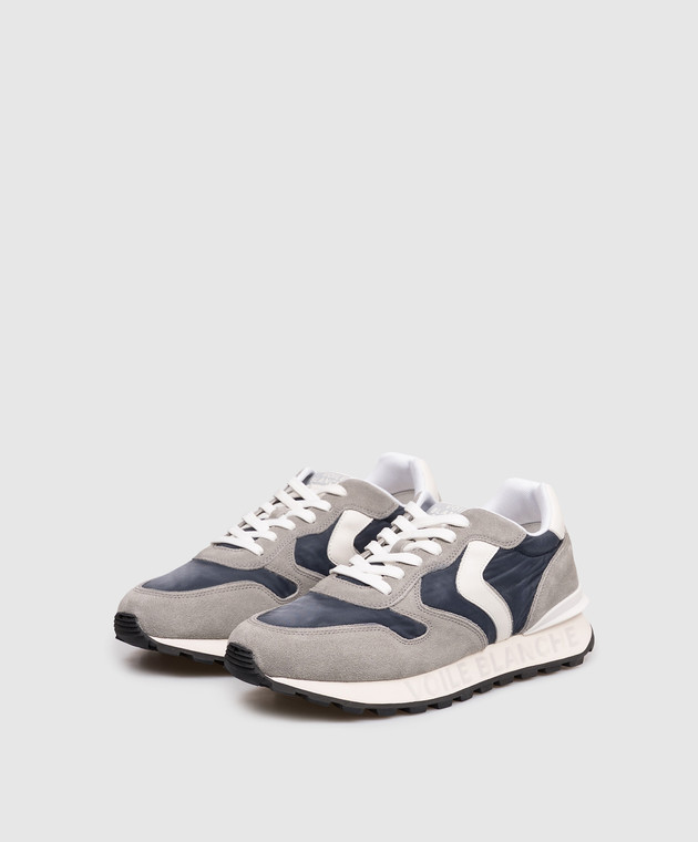 Voile Blanche Серые комбинированные кроссовки Paris Race 0012018546012C22 изображение 2