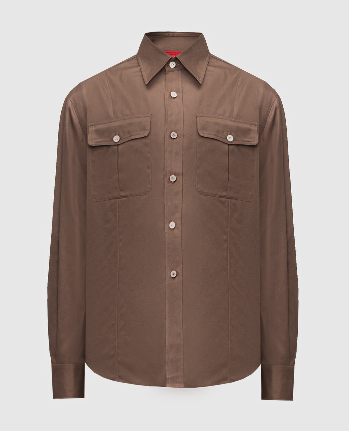 Коричневая рубашка