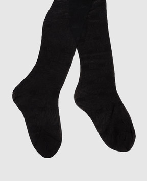 Dolce&Gabbana Чорні колготи з логотипом 15 den O4B16TONP13