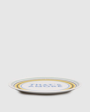 Bitossi Home Белая фарфоровая тарелка для пиццы That's Amore GST00005