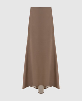 Brunello Cucinelli Бежевая юбка макси M0H38G3905