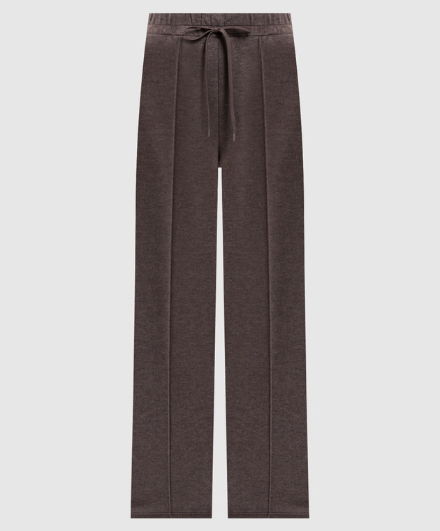 Max Mara Weekend Коричневі штани TENDA з вовною WKDTENDA